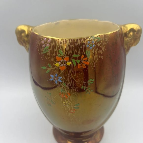 Crown Devon Tumbling Flower 6 inch Vase - Picture 6 of 9